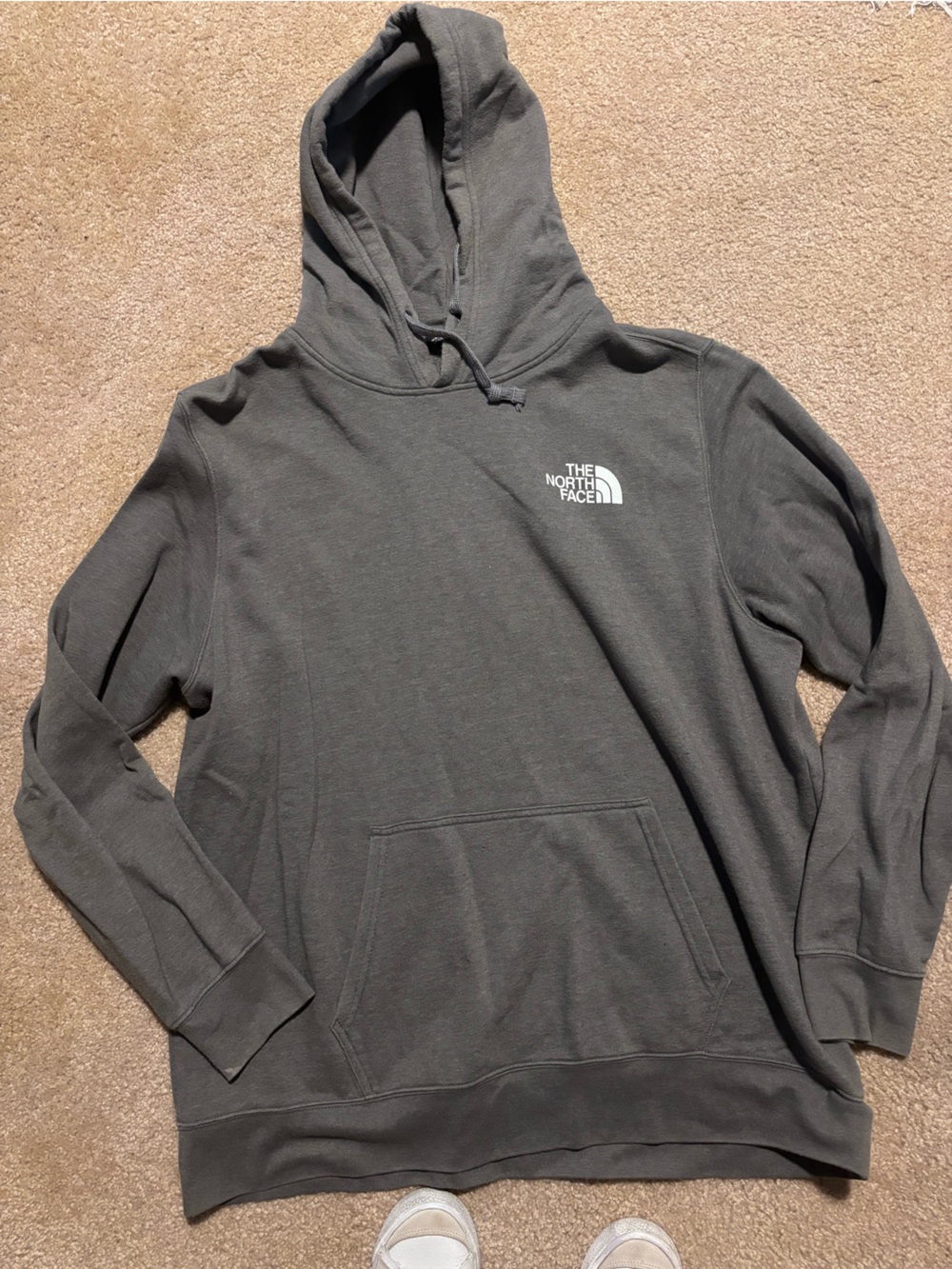 The North Face Men's Zip-Up Hoodie - Charcoal Gray